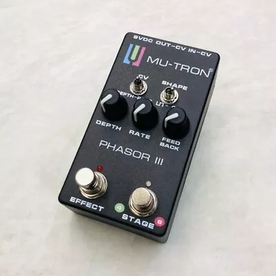 MU-TRON PHASOR-Ⅲ Phaser Guitar Effect Pedal Limited Black Model • $399.99