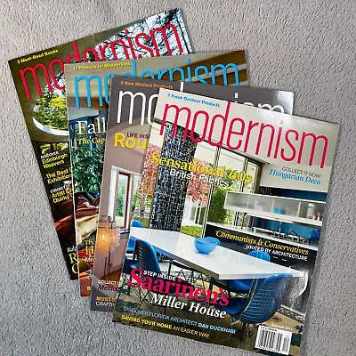 Lot Of 4 Modernism Magazine 2011  Midcentury Home House Design MCM • $19.95