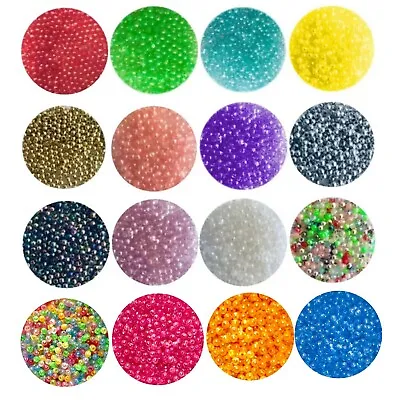 £4.29 • Buy 1000 Pcs Small Acrylic 4mm Spacer Beads - Choose Iridescent, Pearl Or Opaque