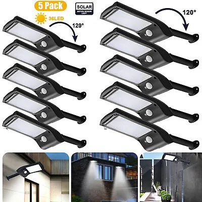 36 LED Solar Lights PIR Motion Sensor Waterproof Outdoor Garden Yard Wall Lamp • $105.99