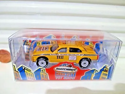 Matchbox 2003 New York City HERO CITY Toy Show TAXI CAB New Mint In Mint Box • $12.99