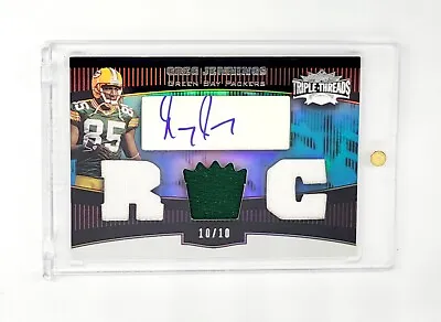 Mint Platinum #/10 Rpa Auto 2006 Triple Threads Greg Jennings Green Bay Packers  • $74.99