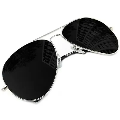 Michael Jackson Sun Glasses Silver Framed Black Lens UV Sunglasses And Case • £16.95
