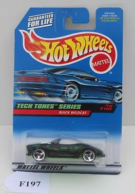 Hot Wheels Tech Tones Series Buick Wildcat Black 1/4 #745 FNQHotwheels F197 • $8.76