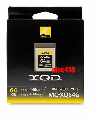 $224.95 • Buy Nikon 64GB XQD Memory Card MC-XQ64G Read : 440MB/s Write 400MB/s 4K AU