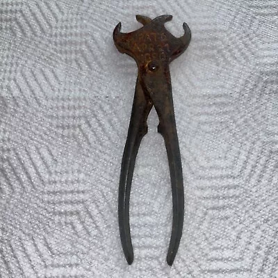 Vintage Hand Forged Double Ended Hog Ring Pliers. PATD Apr 21 1880 • $15