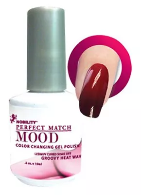 LeChat Perfect Match Mood Changing Gel Polish 0.5 Oz -Groovy Heat Wave MPMG01 • $15.95