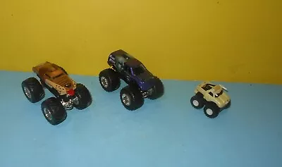 Mattel Hot Wheels Monster Jam Diecast Mohawk Warrior & Monster Mutt Toys • $11.03