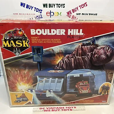 Vintage 1986 MASK Kenner Factory Sealed Box BOULDER HILL Series 1 CAS 80 GRAIL!! • $9999.99