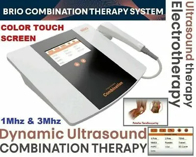New Ultrasound Therapy+Electrotherapy Brio Combination Physiotherapy Machine Hki • $1270