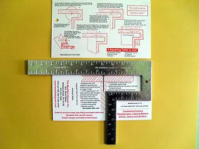 Modified Square Tool Stairstringer Square Pipefitter Square Centerhead Square • $35.95