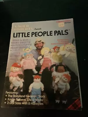 Xavier Roberts Little People Pals Cabbage Patch Doll Pattern Book 1984 #7546 VTG • $14.99