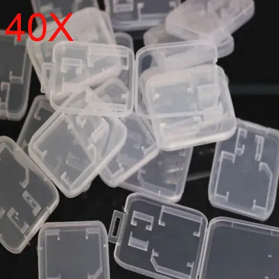 40x Case Holder For Micro SD SDHC Memory Card Box Storage Hard Plastic N865 • $10.89