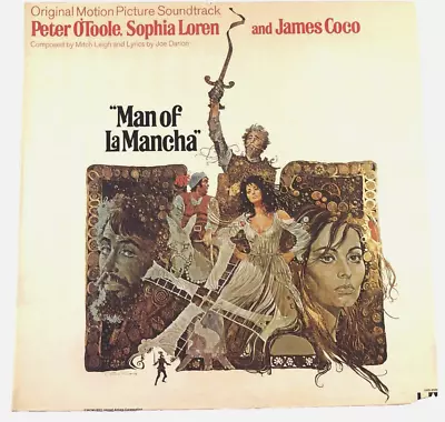 Man Of La Mancha Original Motion Picture Soundtrack Lp United Artists UAS-9906 • $10.95