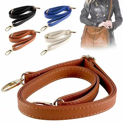 Leather Shoulder Bag Belt Strap Crossbody  Replacement Handbag Handle Adjustable • $8.36