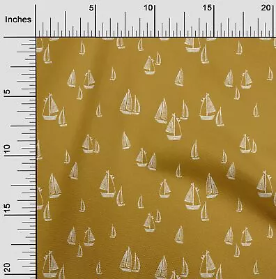 OneOone Cotton Flex Fire Bush Fabric Yacht Nautical Quilting Supplies-rNd • $12.22