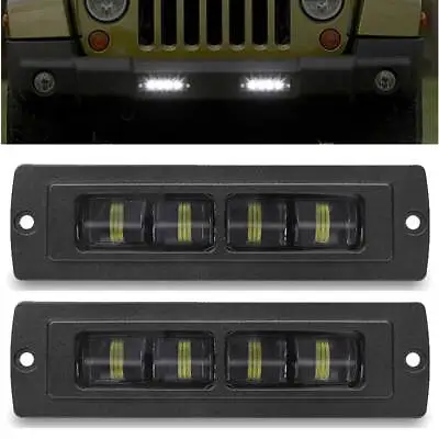2X 7inch Flush Mount LED Work Light Bar Flood Spot Fog Pods Offroad Driving SUV • $39.98