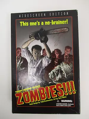 ZOMBIES!!! :  Wide Screen Edition Board Game By Twilight Preowned Complete • £9.99