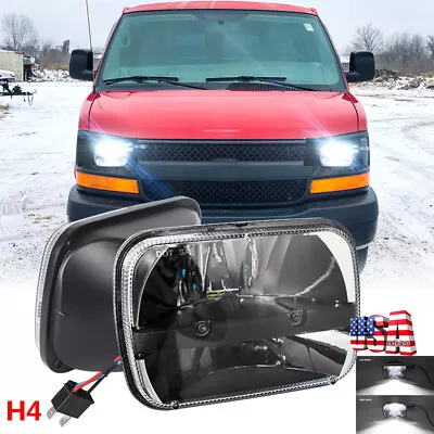 $60.99 • Buy For Chevy Express 1500 2500 3500 G10 G20 Astro Cargo Van 5x7  7x6  Led Headlight