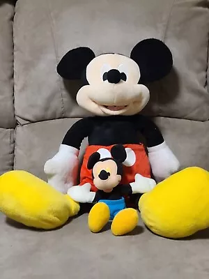 Two Mickey Mouse Plush Stuffed Toy Dolls • $7