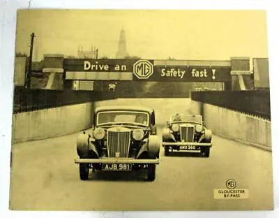 MG Range Car Sales Brochure Oct 1937 Series T VA SA Two Litre 1 ½ Litre • $186.67