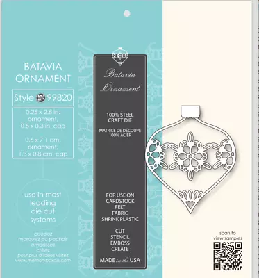 Memory Box Die Batavia Ornament 99820 • $9.99