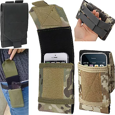 Belt Loop Hook Case For IPhone X XS 8 7 6 Plus Army Holster Utility Cover • £5.98