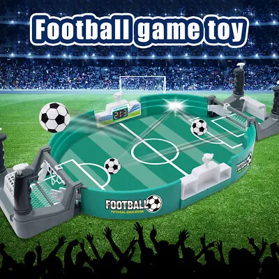 Football Board Match Game Kit For 2 Players Tabletop Soccer Toys For Kids BlsyH • £16.76