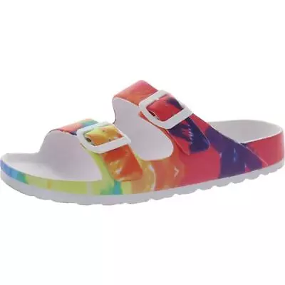 Mia Womens Jasmin Purple Slip On Slide Sandals Shoes 8 Medium (BM)  8598 • $9.99