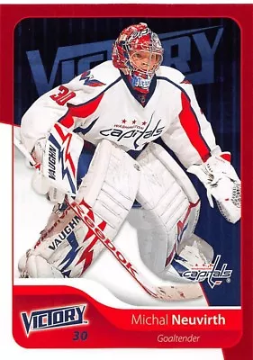 11/12 Upper Deck Victory Red #190 Michal Neuvirth Capitals *60571 • $1.99