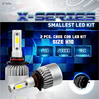 200W 20000LM CREE LED 6000K White Fog Light Conversion Kit Bulbs - H10 9145 (A) • $14.79