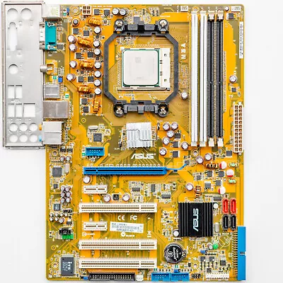 Asus M3A AM2+ Motherboard AMD 770 ATX AM3 Support W/Athlon II 640 2GB DDR2 I/O • $54