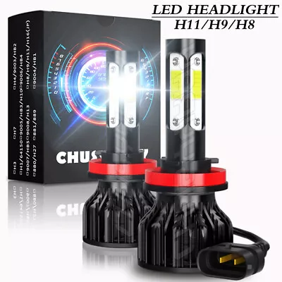 LED Headlight Kit H11 6000K White Bulbs Low Beam For Chevy Malibu 2004-2015 • $13.99