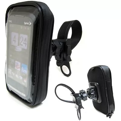Apple Iphone 6 5s 5c 5 WaterResistant Case StrapOn Bicycle Bike Motorcycle Mount • $14.39