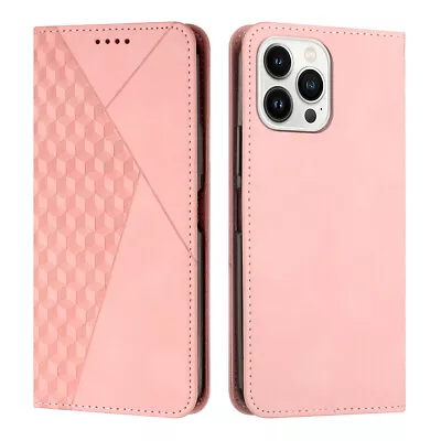$13.46 • Buy Leather Case For IPhone 14 13 12 11 Pro Max XS XR 8 7 6 Plus SE3 Flip Card Cover