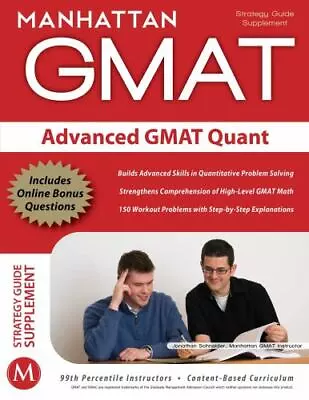 Advanced GMAT Quant Strategy Guide Supplement By Manhattan Gmat • $5.19