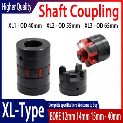 XL Shaft Coupling Flexible Steel Plum Spider Jaw Coupler Stepper Motor Connector • $3.59