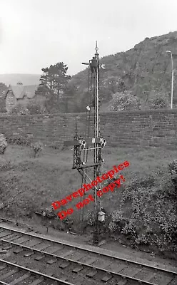 B&W Railway Negative (6mx9cm) Scotland - Fairlie Pier Signals 21nd May 1961 • £3.75