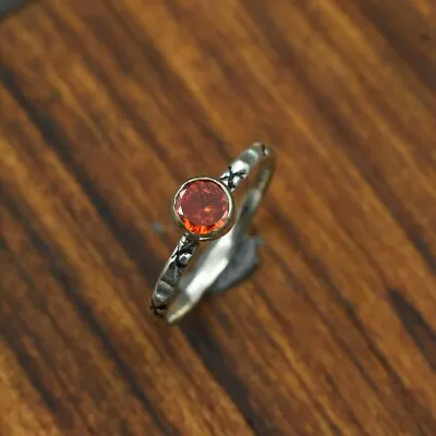 Red Garnet Gemstone 925 Sterling Silver Band &Statement Ring Handmade All Size • $10.44