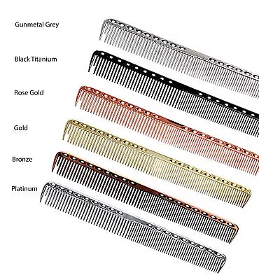 Metal Hairdressing Comb-Barbers-Hairdressers-2 Sizes & 6 Colours. • £4.95