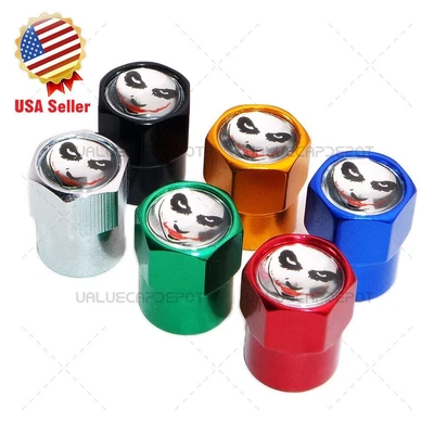 $23.90 • Buy Hex Joker Logo Emblem Car Suv Wheels Tire Air Valve Caps Stem Dust Cover Sport 9