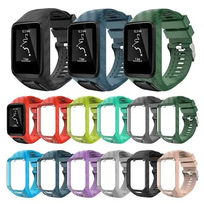 Strap Watch Band Silicone For TomTom Runner 2 3 Spark 3 Adventurer GPS • $12.05