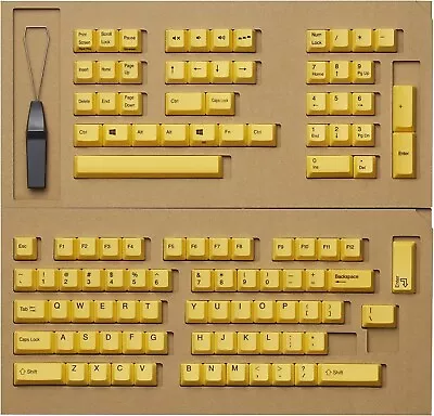 REALFORCE AGBZ06KT5 Topre R2 Color Key Cap Set English Layout 108 Key Yellow • $108.59