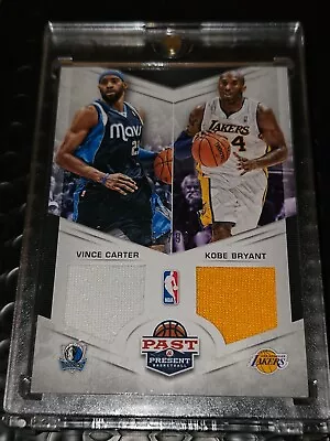 2012-13 (#69/99) Panini Past & Present Kobe Bryant Vince Carter Dual Jerseys • $300