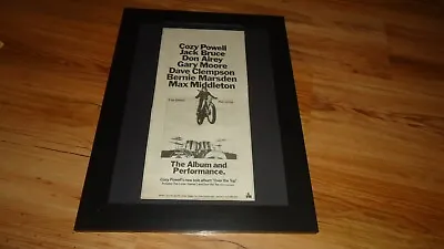 COZY POWELL Over The Top-1980 Framed Original Poster Sized Advert • £35