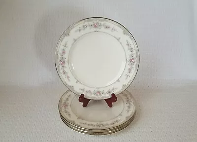 Noritake SHENANDOAH Bone China Salad Plates #9729 ~ Set Of 4 • $34.99