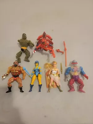 Masters Of The Universe He Man And She Figure And Accessories Lot!  • $2.25