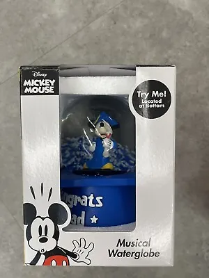 Disney Mickey Graduation Musical Water Globe • $16