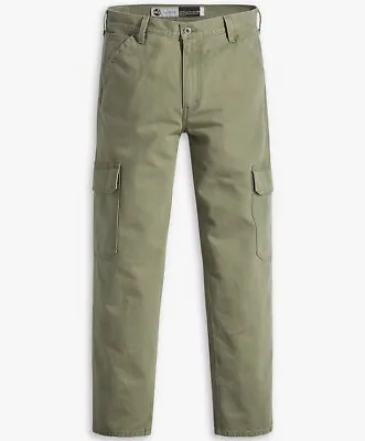 Levi's Silvertab Loose Cargo Men's Jeans 33x30 Green Pants NWT MSRP $79 New! • $43.98