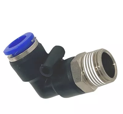 Pneumatic Push In Air Fittings - Male Elbow Connector 8mm Hose - M8 1.25 Thre... • $40